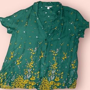 3 for 12: Lucky Brand Floral Button Down